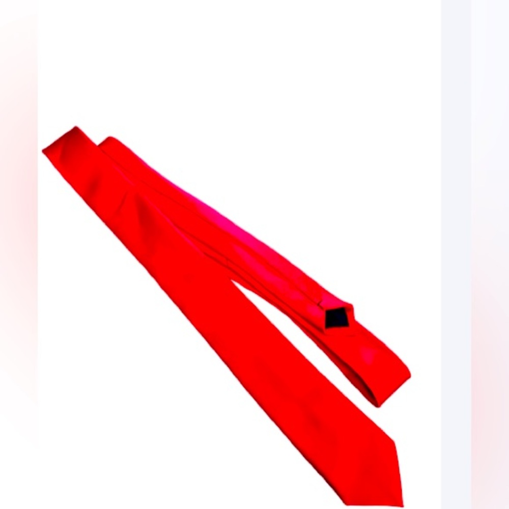 MEN’S Ties - Mancini Retro Skinny 80’s Collection Bright Red Perfect4Holiday PGC